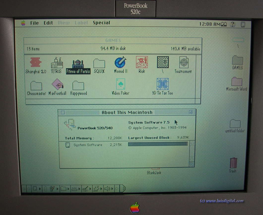 Info sobre esta Macintosh
