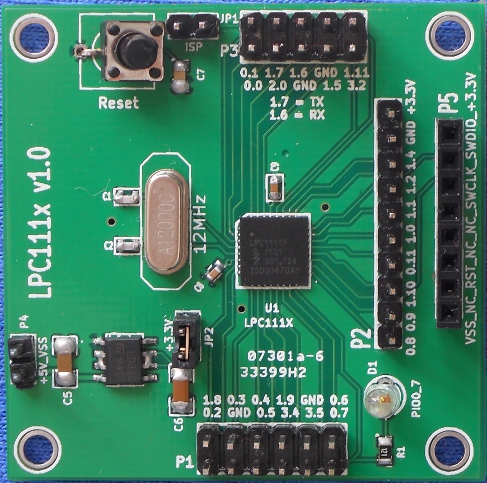 LPC1111 Protoboard (Frente)
